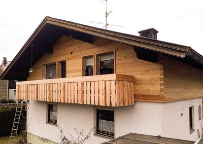 Holzbalkon und Holzverkleidung | Holzbau Schmidbauer in Fischen im Allgäu